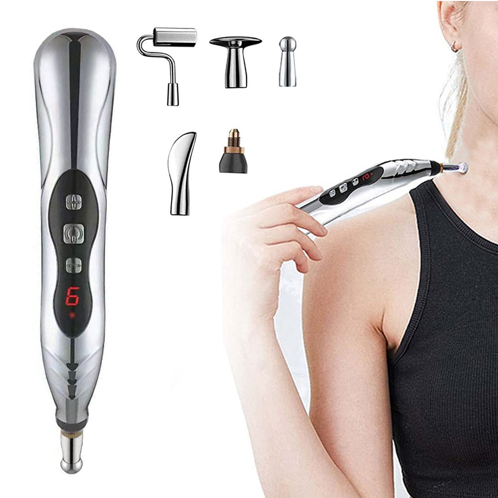 FancyGrab Electric Acupuncture Pen Body Head Neck Massager Meridian Energy Heal Pen
