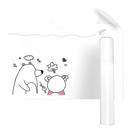 Removable Static Cling Peel and Stick Whiteboard Sticker Family Office Memo Doodle