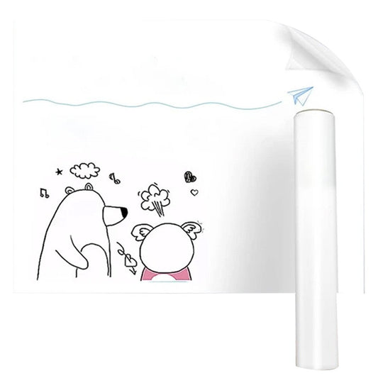 Removable Static Cling Peel and Stick Whiteboard Sticker Family Office Memo Doodle