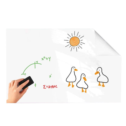 Removable Static Cling Peel and Stick Whiteboard Sticker Family Office Memo Doodle