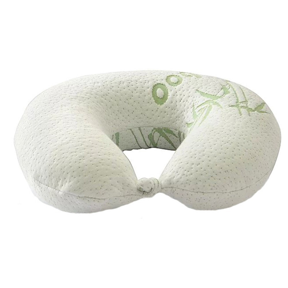 U Shaped Travel Pillow Memory Foam Napping Pillow Neck Support Cushion