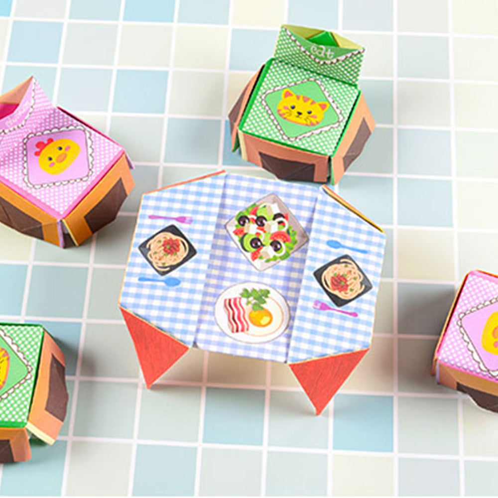 152 Sheets Origami Paper Kit with Guiding Book DIY Art and Craft Kids Toys