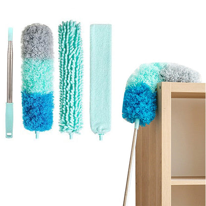 Microfiber Feather Duster Brush with Extendable Pole Bendable Dusters Head Cleaning Tool
