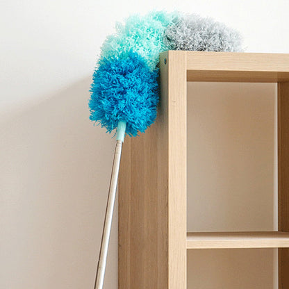 Microfiber Feather Duster Brush with Extendable Pole Bendable Dusters Head Cleaning Tool