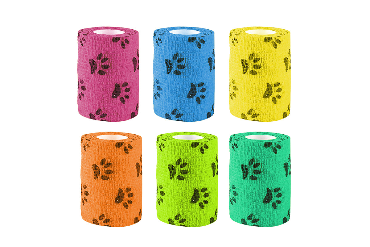 12 Rolls Self Adhesive Bandage for Pet Non Woven Dog Bandages Elastic Pet Wounds Wrap Tape
Animals Non-Woven Strong Sports Tape