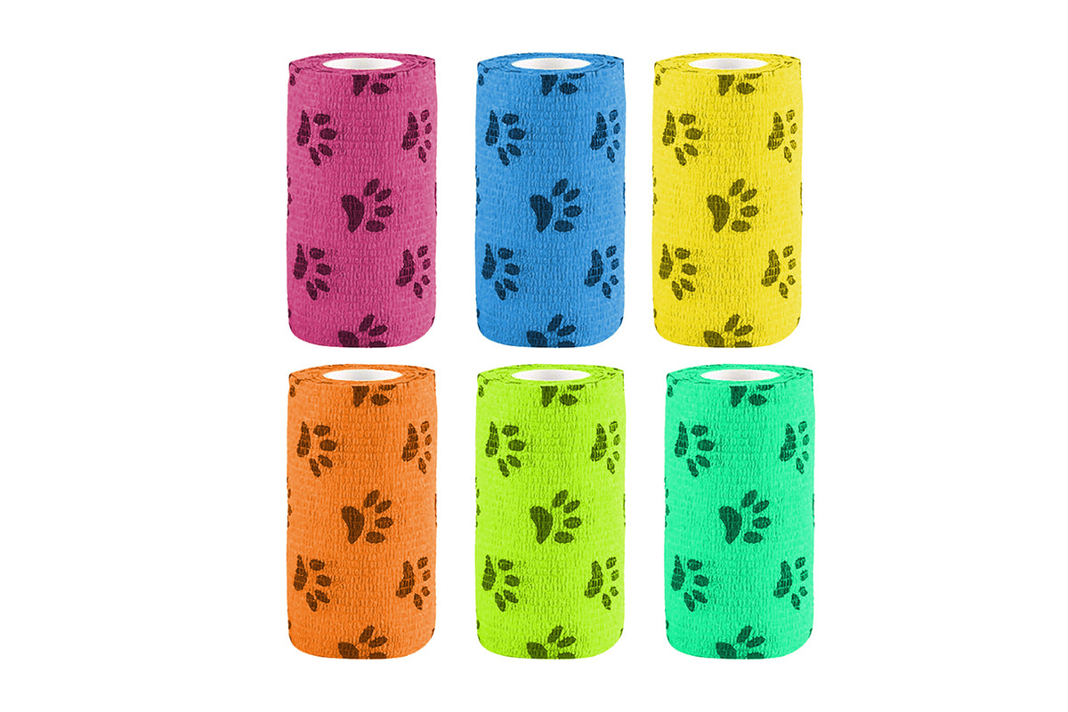 12 Rolls Self Adhesive Bandage for Pet Non Woven Dog Bandages Elastic Pet Wounds Wrap Tape
Animals Non-Woven Strong Sports Tape