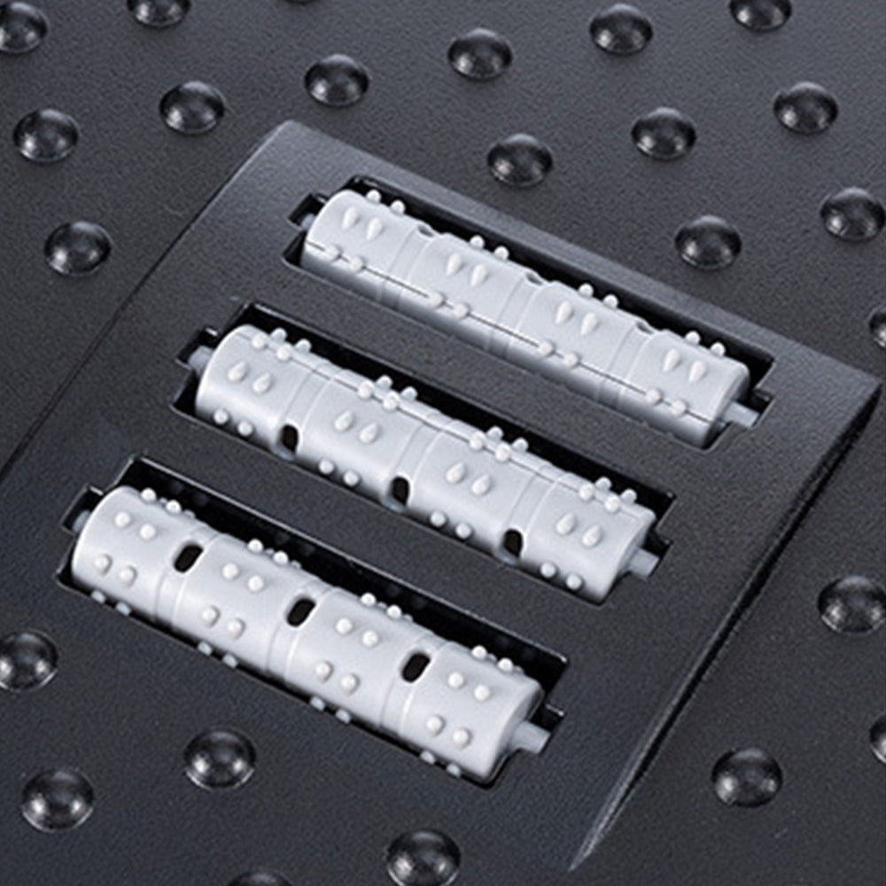 Foot Rest with Massage Roller Adjustable Height Footrest Non Slip Foot Stool for Office Home