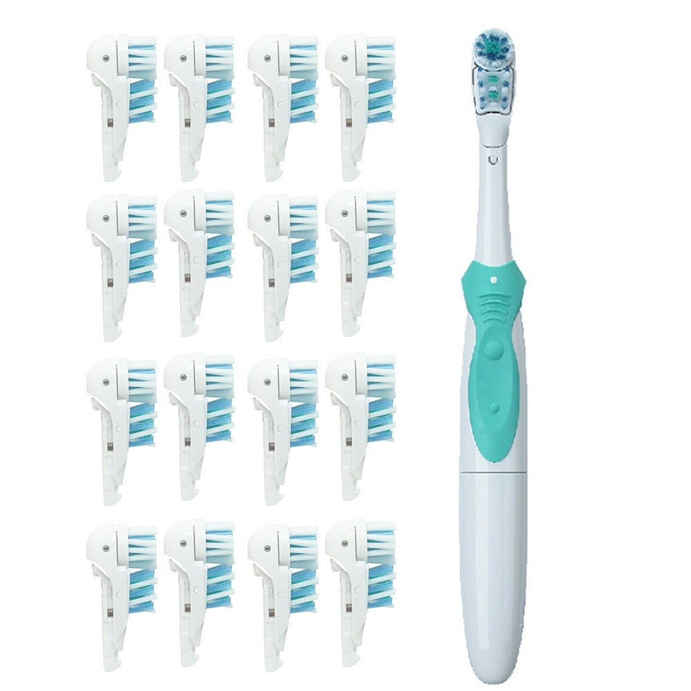 16Pcs Dual Toothbrush Accessories Electric Brush Heads for Oral-B 3733 4732 4734