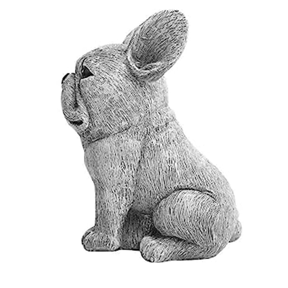 2Pcs Garden Dog Statue Dog Figurine Garden Ornament Outdoor Courtyard Decor