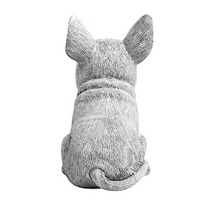 2Pcs Garden Dog Statue Dog Figurine Garden Ornament Outdoor Courtyard Decor