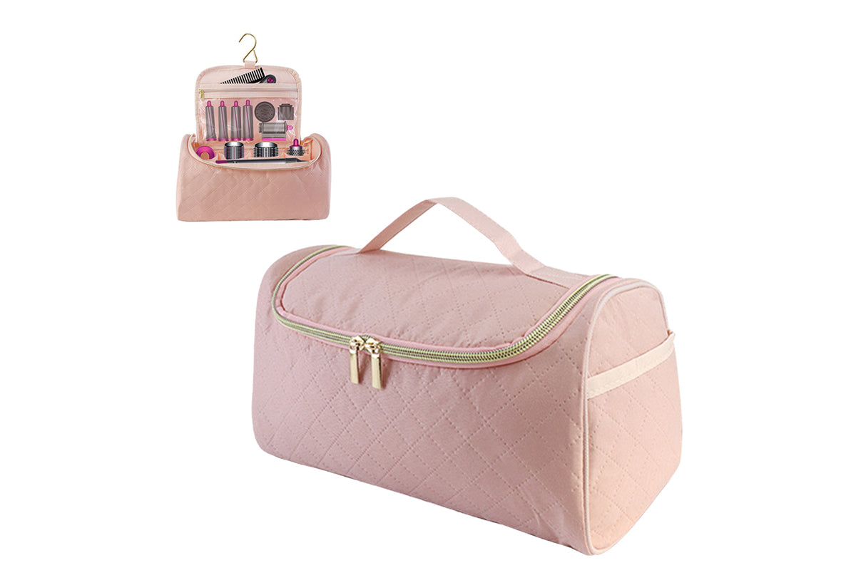 Travel Case Compatible with Dyson Airwrap Styler Sets-Pink