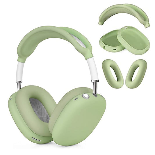 For Apple AirPods Max Headphones Protective Case Silicone Sleeves Full Set Cover Green
