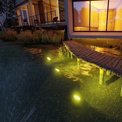 LED Solar Lights Garden Swimming Pool Spotlight Outdoor Lawn Lamp