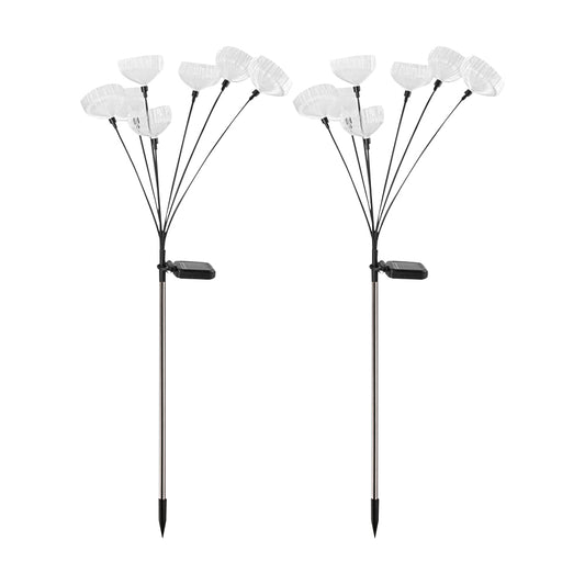 2-Pack Solar Outdoor Lights 6 Heads Color Changing Jellyfish Solar Garden Lights