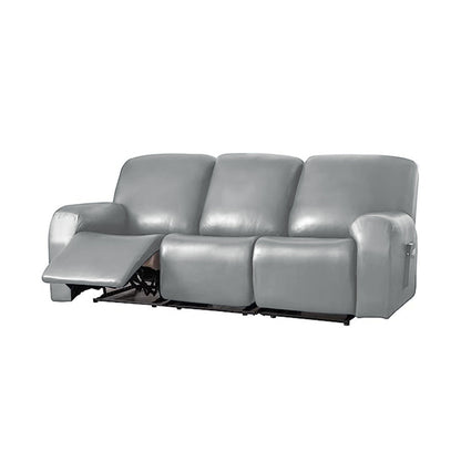 Water-Resistant Recliner Sofa Covers Soft Sofa Couch Slipcover Protector Light Gray