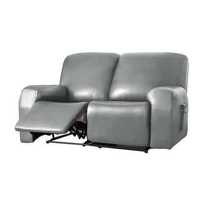 Water-Resistant Recliner Sofa Covers Soft Sofa Couch Slipcover Protector Light Gray