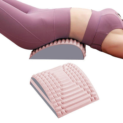 Back Stretcher Back Neck Cracker Lower Back Support Board Pink