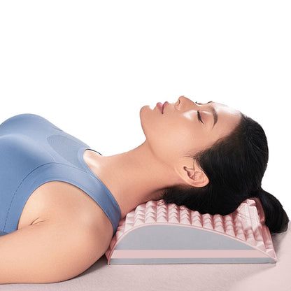 Back Stretcher Back Neck Cracker Lower Back Support Board Pink
