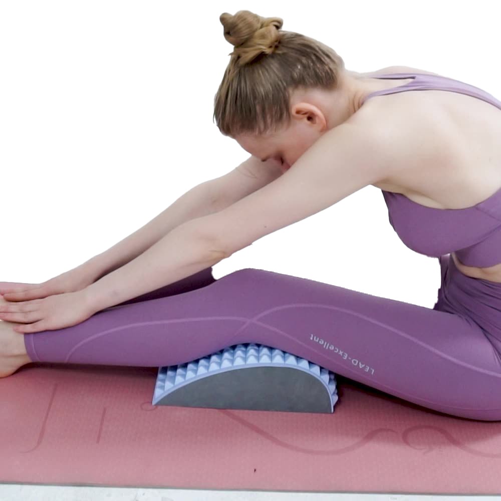 Back Stretcher Back Neck Cracker Lower Back Support Board Blue