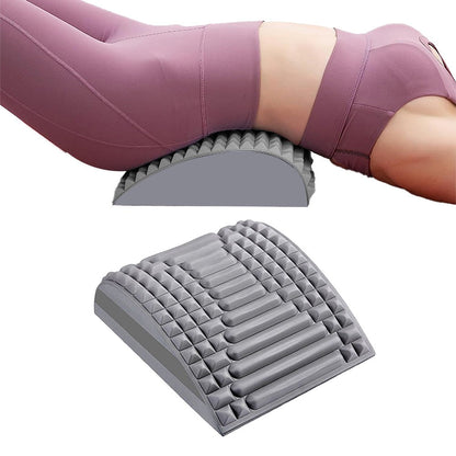 Back Stretcher Back Neck Cracker Lower Back Support Board Grey