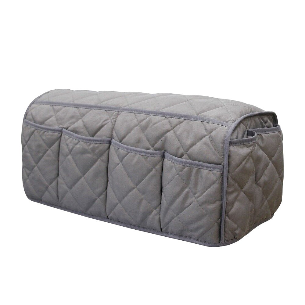 14 Pocket Sofa Armrest Organizer Remote Control Holder Storage Bag for Recliner Couch Armchair Grey