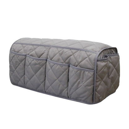 14 Pocket Sofa Armrest Organizer Remote Control Holder Storage Bag for Recliner Couch Armchair Grey