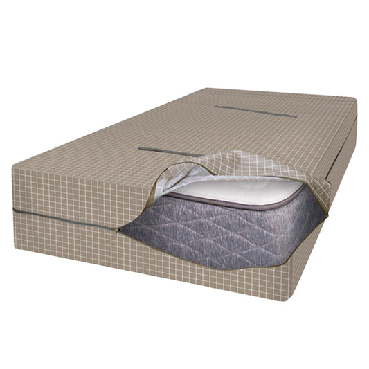 Reusable Mattress Bags Mattress Protective Cover for Moving and Storage with Handles Khaki