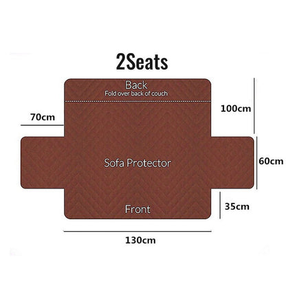 Quilted Sofa Slipcover Armrest Sofa Cover Sofa Protector Slipcover Coffee