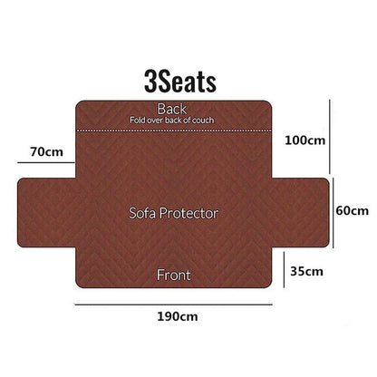 Quilted Sofa Slipcover Armrest Sofa Cover Sofa Protector Slipcover Coffee
