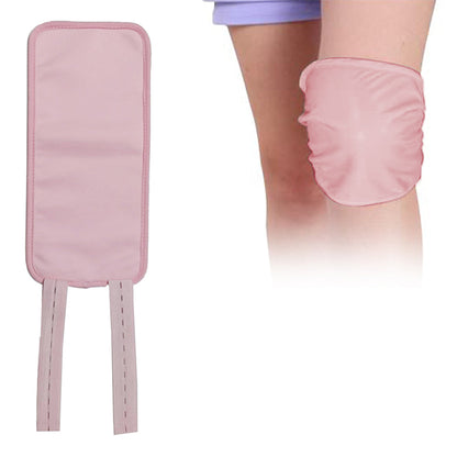 2Pcs Castor Oil Pack for Knee Calf Reusable Compress Castor Oil Wrap Pink
