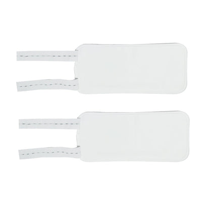 2Pcs Castor Oil Pack for Knee Calf Reusable Compress Castor Oil Wrap White