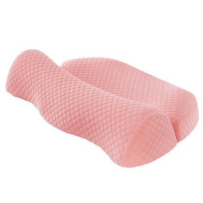 Ergonomic Cervical Neck Pillow Soft Memory Foam Pillow for Sleeping Pink