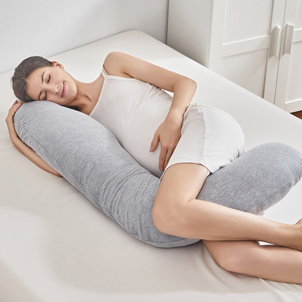 L-Shaped Pregnancy Pillow Maternity Body Support Pillow for Side Sleeping