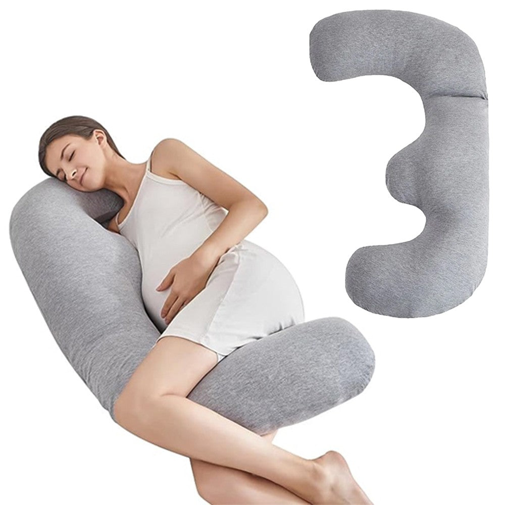 L-Shaped Pregnancy Pillow Maternity Body Support Pillow for Side Sleeping