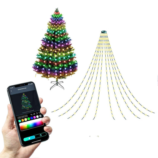 Smart App Control LED String Light Christmas Tree Decorative Light Dimmable Music Sync Light