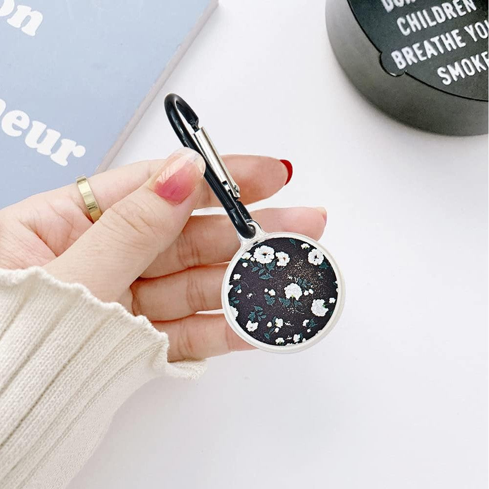 1Pc Protective Case Cover Tracker Holder for AirTag with Keyring - Style 6