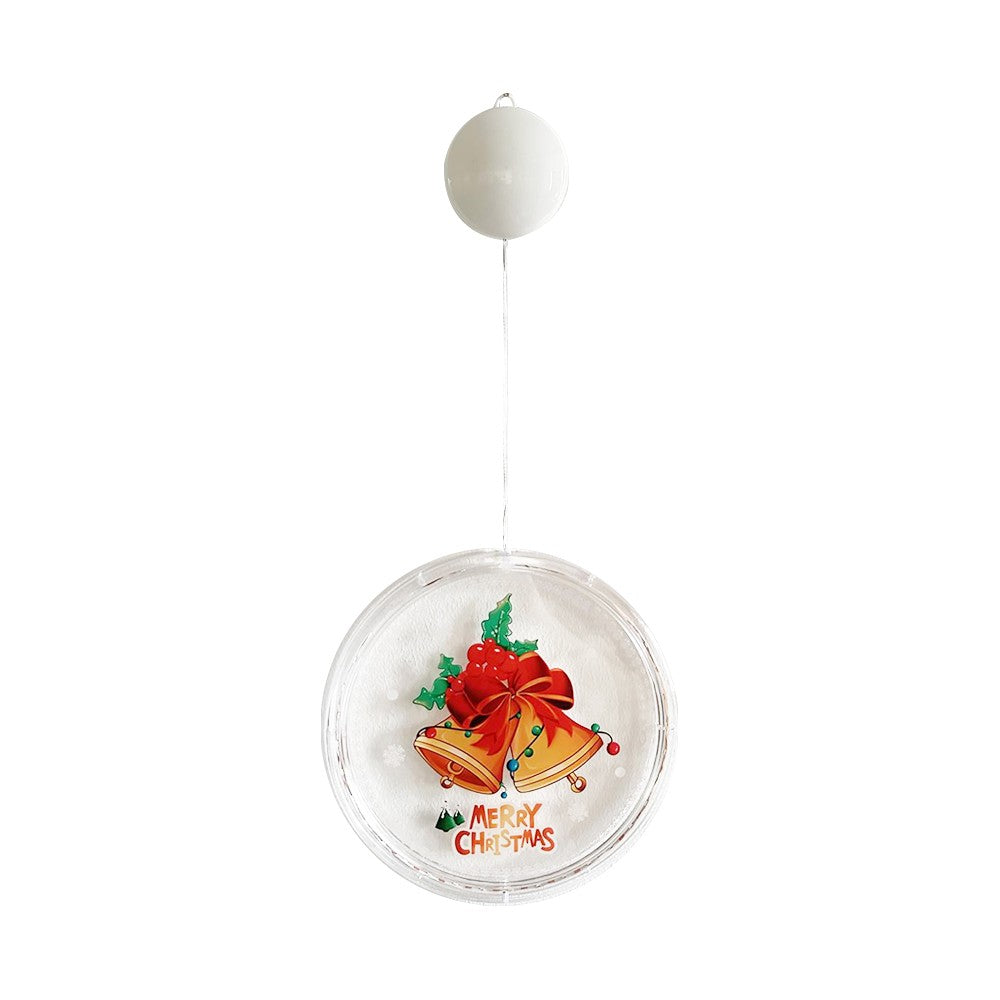 3Pcs Christmas LED Decorative Light Window Hanging Xmas Lamp Home Decor