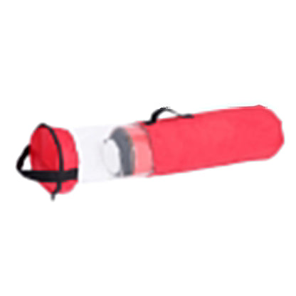 PVC Clear Wrapping Paper Storage Organizer Container Christmas Gift Storage Bag Red