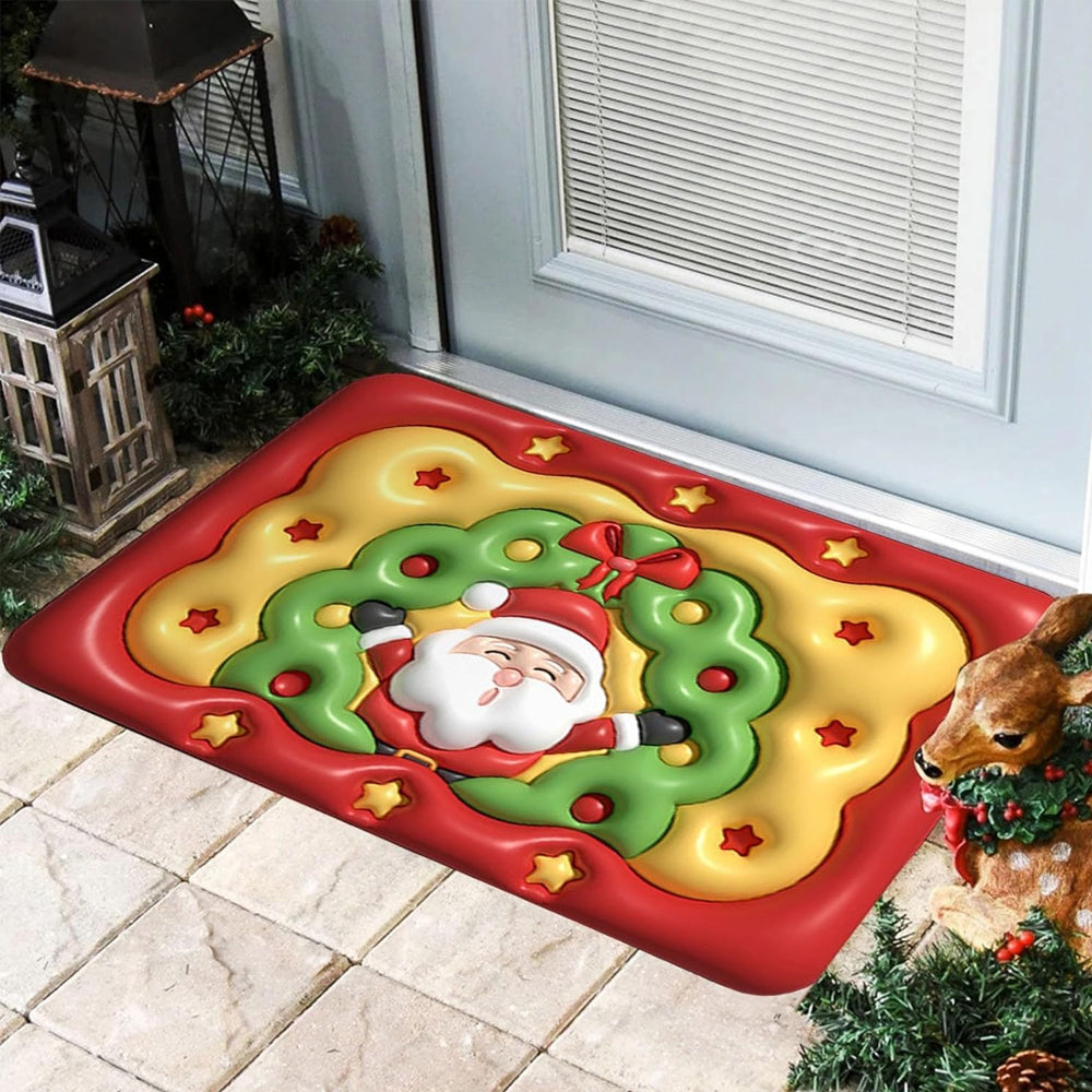 Funny Christmas Welcome Mat Door Mat Non-slip Floor Mat Entryway Mat Home Decor Style 3