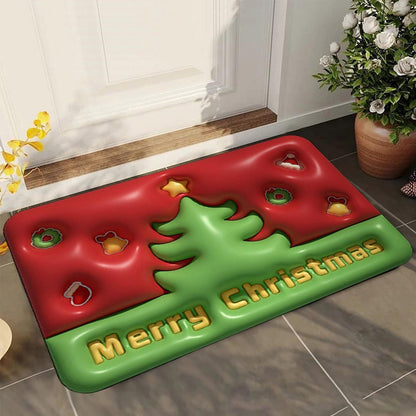 Funny Christmas Welcome Mat Door Mat Non-slip Floor Mat Entryway Mat Home Decor Style 2