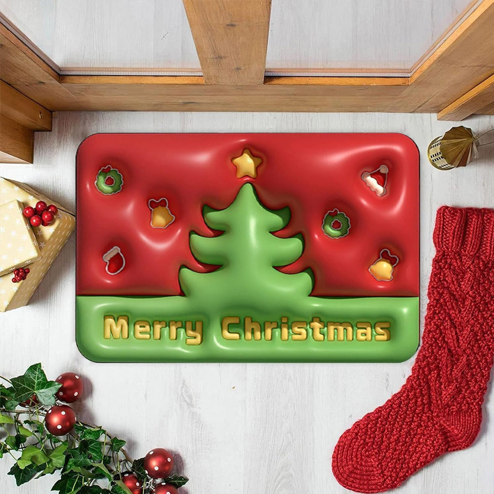 Funny Christmas Welcome Mat Door Mat Non-slip Floor Mat Entryway Mat Home Decor Style 2
