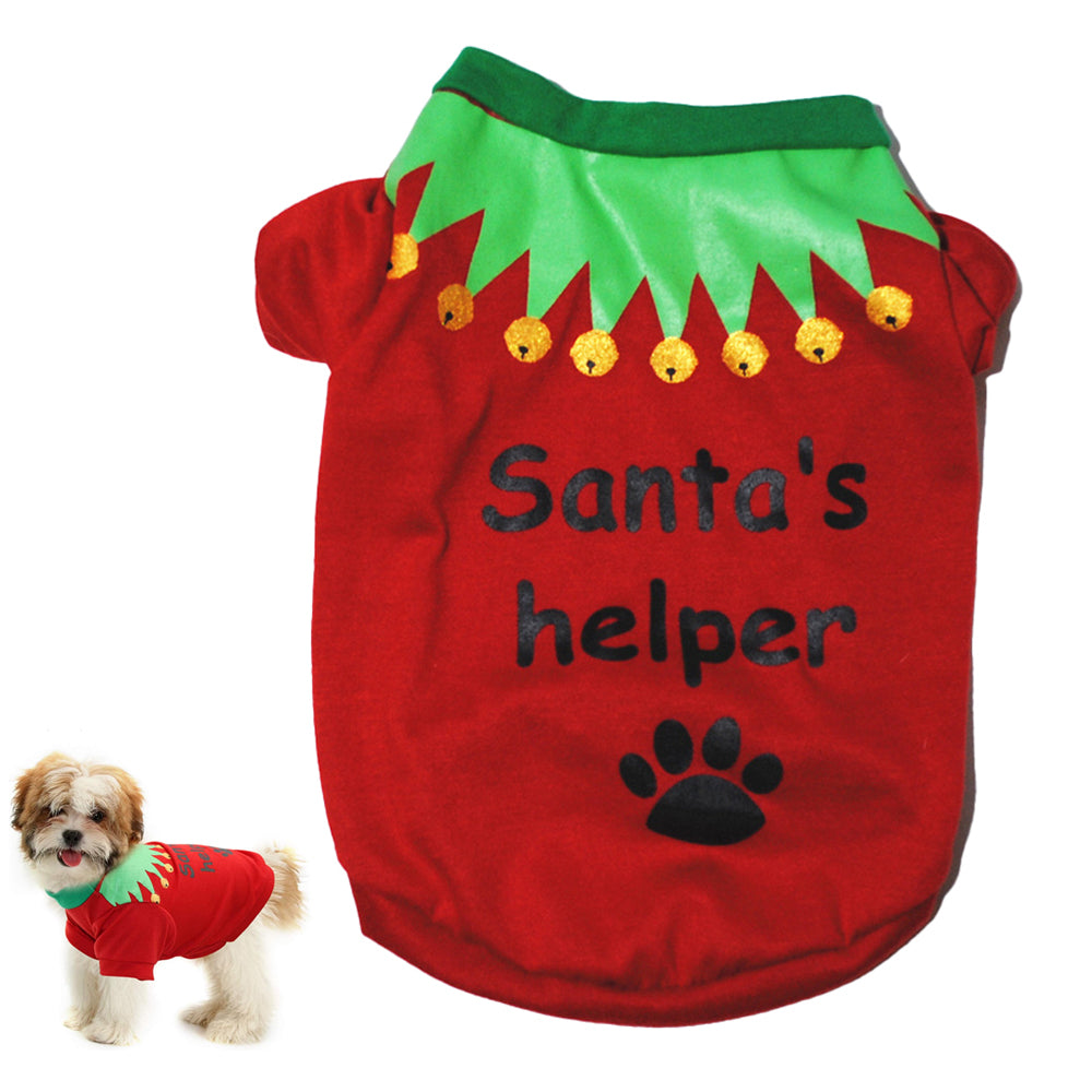 Pet Clothes Christmas Vest Puppy Dog Cat Apparel Costume Coat Jacket-Style 3