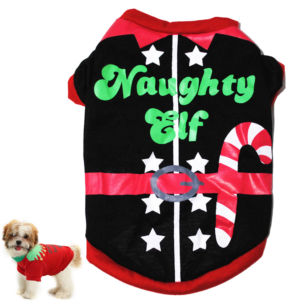 Pet Clothes Christmas Vest Puppy Dog Cat Apparel Costume Coat Jacket-Style 4