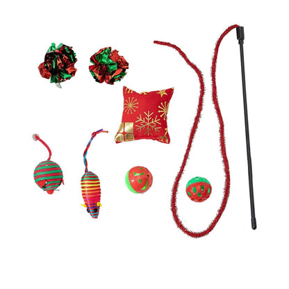 Christmas Cat Toy Set Cat Interactive Toy Set - Set 1 + 2 + 3