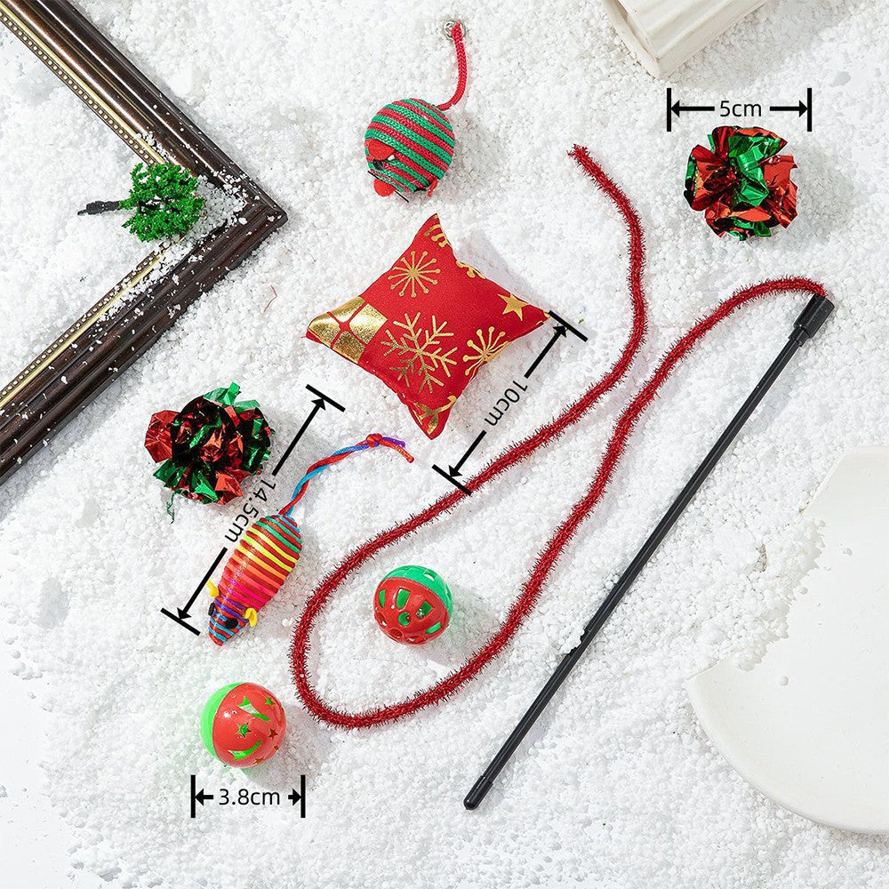 Christmas Cat Toy Set Cat Interactive Toy Set - Set 1 + 2 + 3