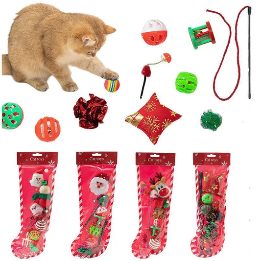 Christmas Cat Toy Set Cat Interactive Toy Set - Set 1 + 2 + 3