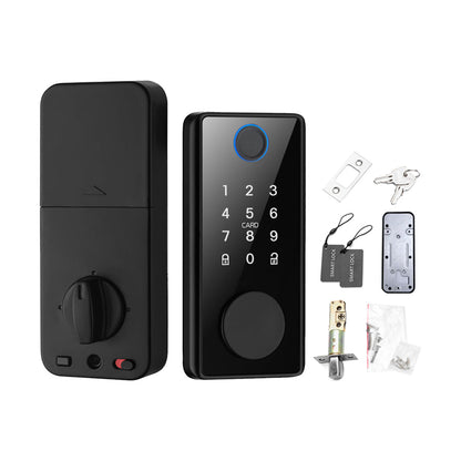 5 in 1 Electronic Smart Door Lock Touch Bluetooth Fingerprint Door Lock Home Security Lock