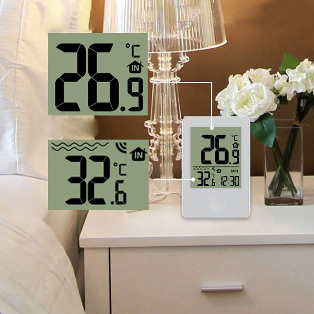 Pool Thermometer Floating Easy Read Wireless Digital Water Thermometer for Indoor and Outdoor