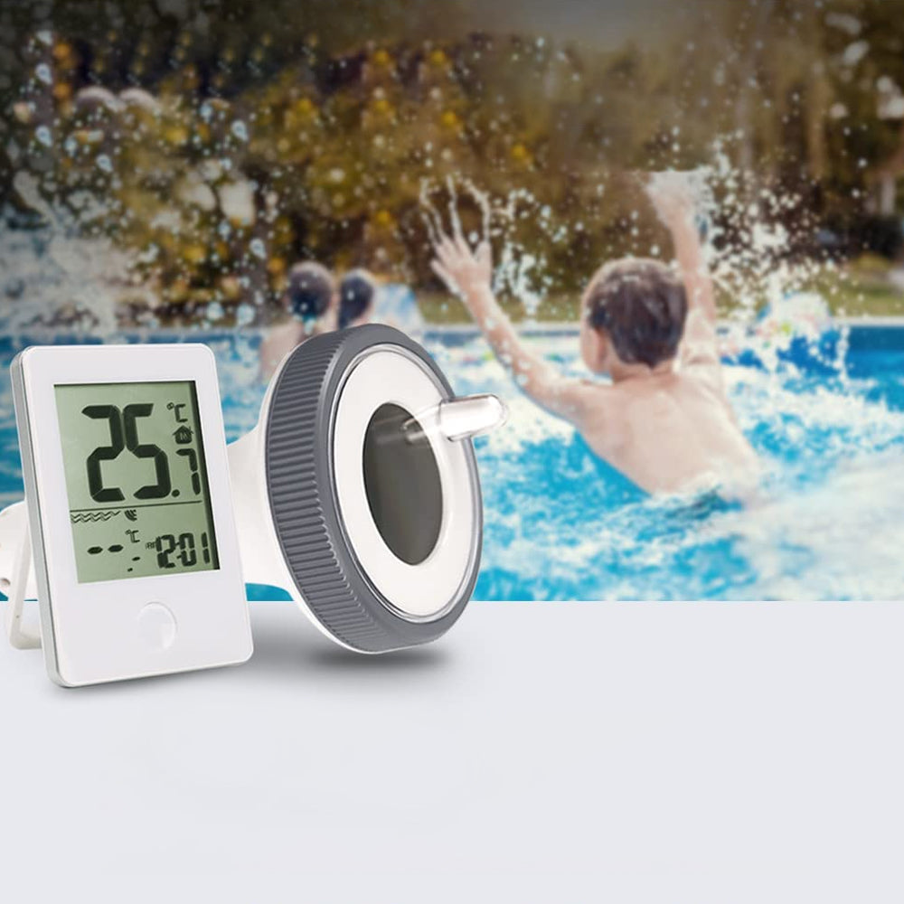 Pool Thermometer Floating Easy Read Wireless Digital Water Thermometer for Indoor and Outdoor