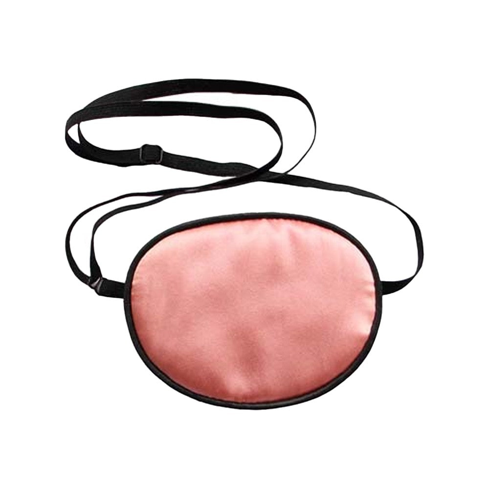 2Pcs 100% Mulberry Silk Eye Patch for Adults - Champagne and Pink